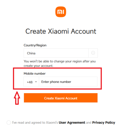 Ввод номера